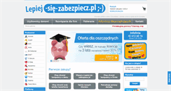 Desktop Screenshot of lepiej-sie-zabezpiecz.pl