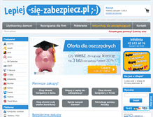 Tablet Screenshot of lepiej-sie-zabezpiecz.pl